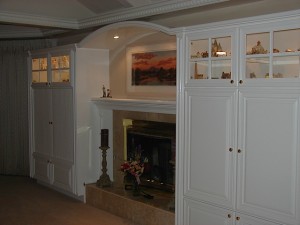 White Cabinet Refacing 